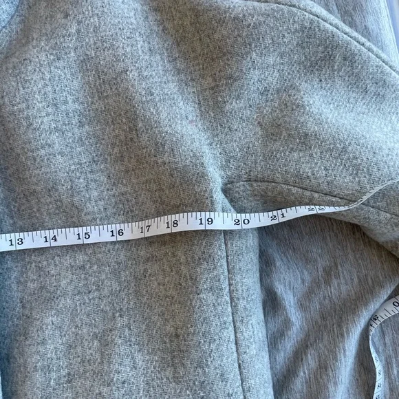 J.CREW Cocoon Coat Jacket Womens 6 Gray Italian Stadium Cloth Wool J5536 - Picture 14 of 15